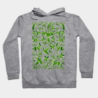 Mexican Otomí Design in Green Hoodie